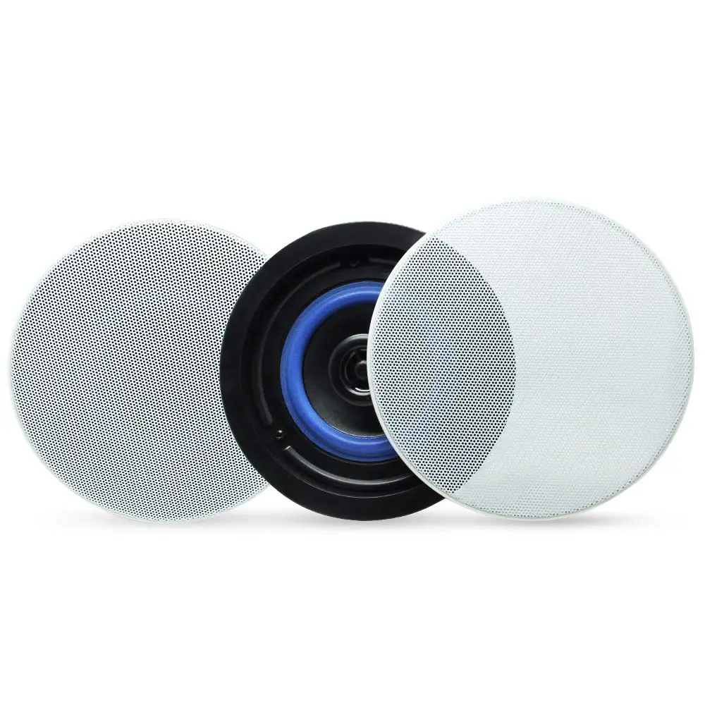 Herdio 4 Inches Bluetooth Ceiling Speakers Kit Bathroom Wireless