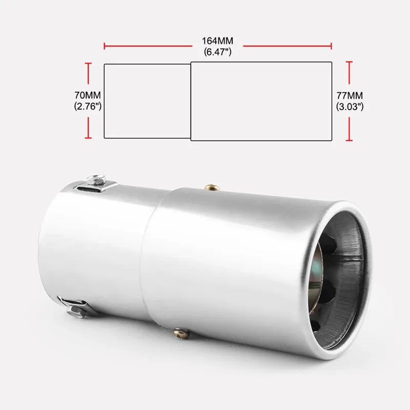 Универсальный автомобильный турбинный свисток спрей светильник выхлопная труба