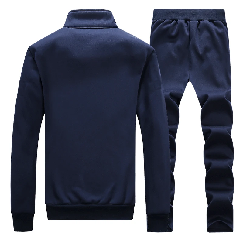 Casual Men Sets Solid Tracksuit Male Zipper Jackets+Sweatpants 2PC Sets Autumn New Brand Men's Sportswear Suit Customized Design Casual Men Sets Solid Tracksuit Male Zipper Jackets+Sweatpants 2PC Sets Autumn New Brand Men's Sportswear Suit Customized Design