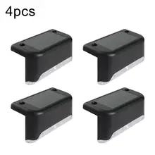 4 шт. светодиодный Солнечный настенный индикатор лампа водонепроницаемый уличный садовый забор свет для двора лестницы аварийный свет 20E