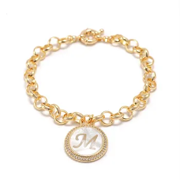 

European and American fashion luxury letters conch bracelet women bracelet
