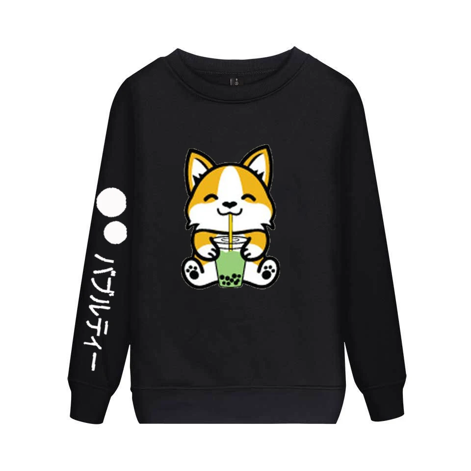 Bubble tea Hoodie shaba lnu Crewneck забавные унисекс Crewneck