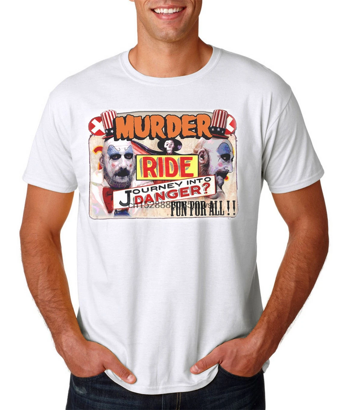 2019 Модные мужские футболки Captain Spaulding убийства ездить Футболка-Devils отклоняет Роба