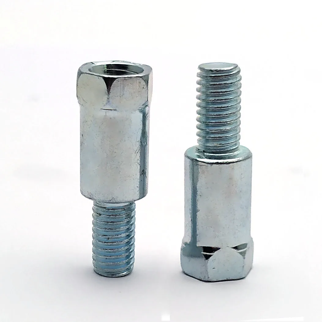 Motorcycle Mirror 1 Pair Rear Mirror Adapters M10 10MM Clockwise Anti-clockwise