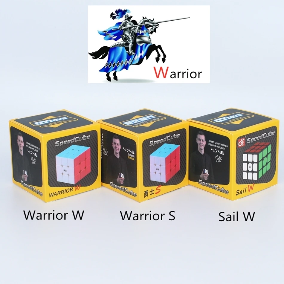 Qiyi warrior w cubes 3x3x3 неокуб qiyi s кубик рубика sail Профессиональный скоростной нео куб neo