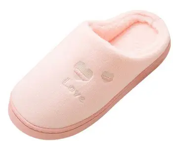 

YEELOCA 2020 Women Slippers Fashion Fur Women's a001 Couples Warm Non-slip Floor Home Slippers Indoor XS03124