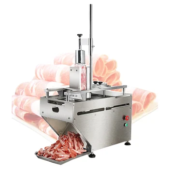 

Electric commercial slicer mutton roll frozen meat variable speed motor slicer stainless steel meat slicer