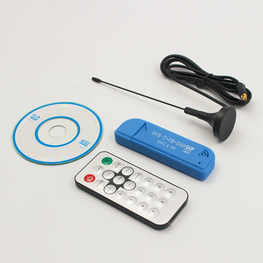 2017 Новый USB 2 0 цифровой DVB T SDR + DAB FM HD ТВ тюнер приемник палка RTL2832U R820T2 Высокое