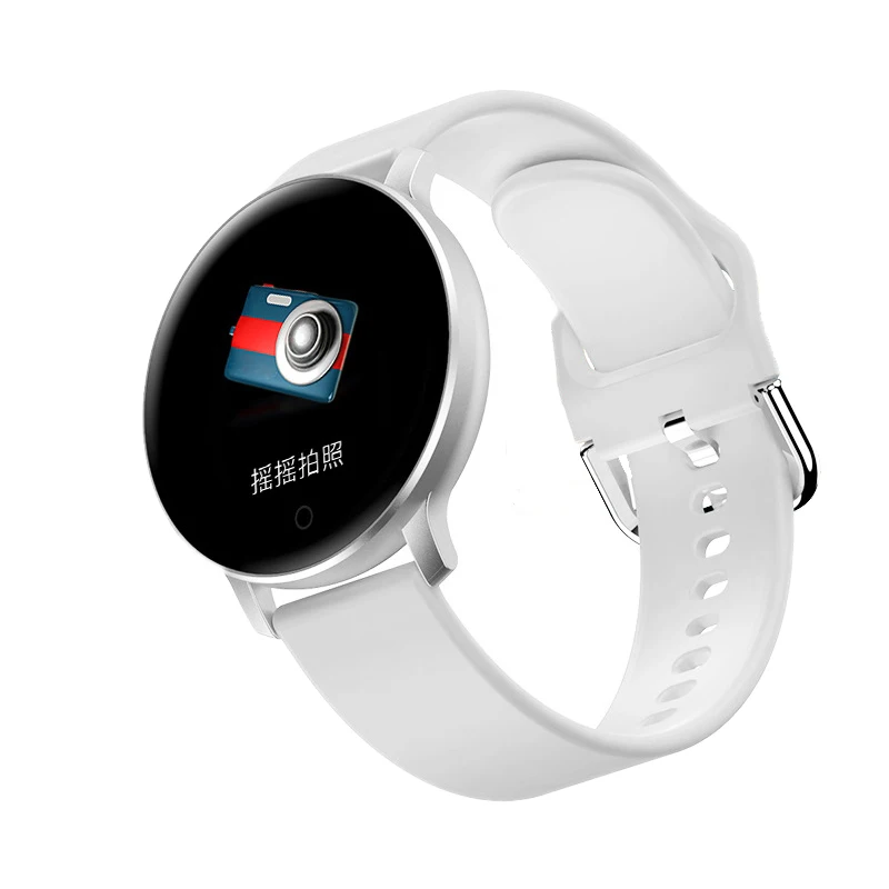 CQ-SW-X9 white Новое поколение смарт-часов ips hd дисплей, сенсорный смарт-запястье Простой Модный мониторинг здоровья и другие мощные функции - Цвет: CQ-SW-X9 white