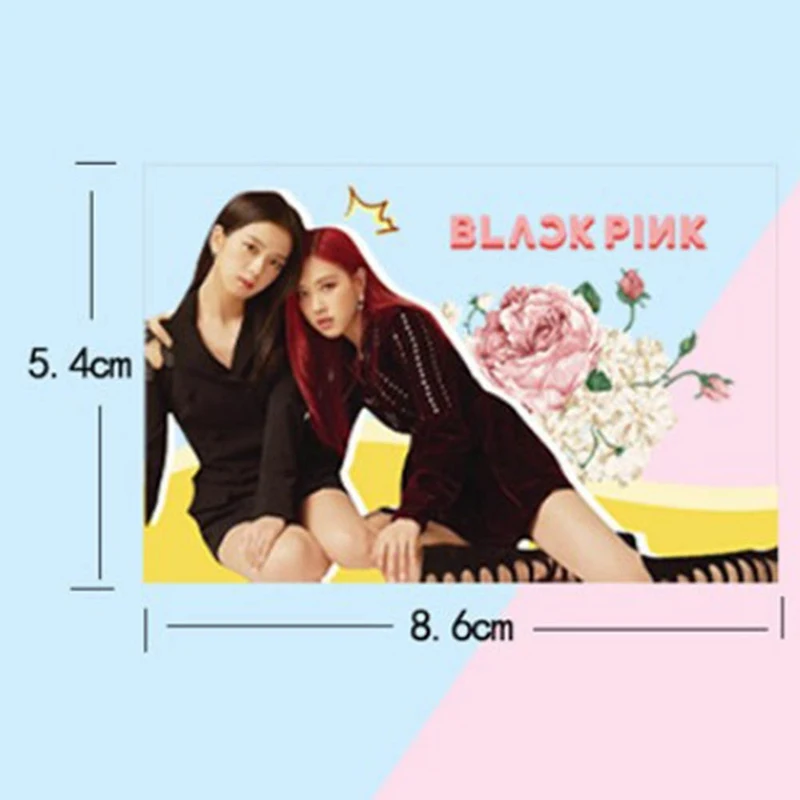 Горячая 8 шт./компл. Blackpink альбом KILL THIS LOVE Фотокарта Kpop прозрачная карта женщина группа звезда DIY бумага фото карта