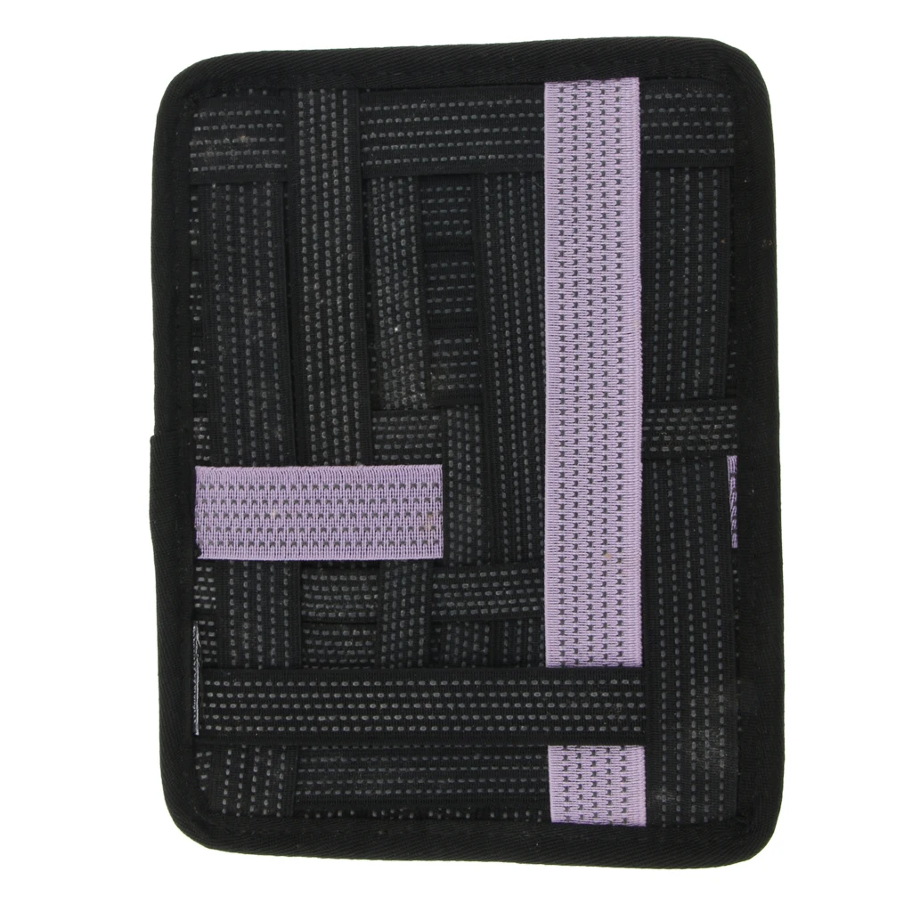 Portable Travel Elastic Grid Organizer Board for Electronics Accessories, Backpack Organizer Insert Bag