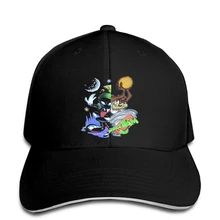 Бейсбольная кепка, новое пространство, джем, Марвин, марсиан, таз, Луни, мелодии, Винтаж 1996, Мужская кепка, остроконечная Кепка