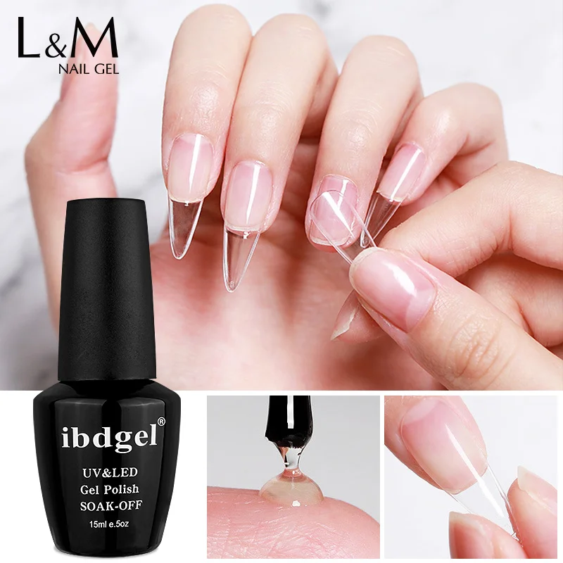 

15ml No Wipe Top / Base Coat Gel Nail Polish Semi-Permanent Varnish Supplier Dropshipping Nail Polish For Nail Art Salon laquer