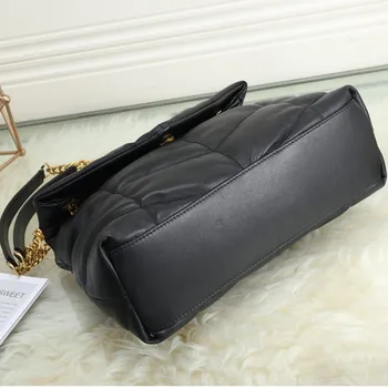 

Luxury Designer Cloud Soft Pleated High Quality Sheepskin Shoulder Bag Women Chain Shoulder Large Capacity Tote Handbag 35/27cm