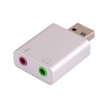

Universal External USB Sound Card USB Headphone Adapter Audio Mic Sound Card Converter For Headsets Adapters