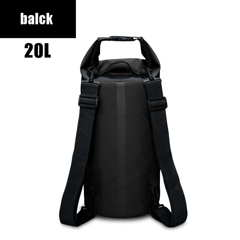 5/20L водонепроницаемый рюкзак для плавания плавающий сухой мешок для катания на лодках рафтинг парусный Быстросохнущий мешок для спорта на открытом воздухе буй сумка для воды - Цвет: 20L