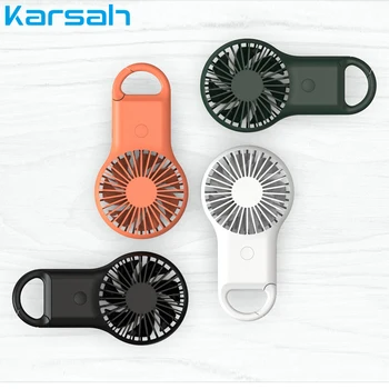 

USB Rechargeable Battery Fan Portable Mountaineering Small Fan Colorful Light Mini Fan Handheld Air Cooler Fan For Outdoor