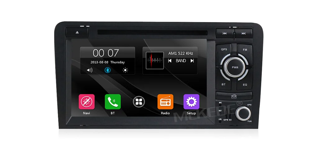 Cheap MEKEDE HD Capacitive screen Two Din 7 Inch Car DVD Player For Audi/A3/S3 2002-2011 Canbus Radio GPS Bluetooth 1080P Navigation 13