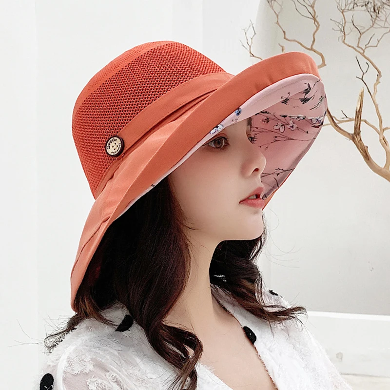 Women Sun Hat K116 Women's Bucket Hat Panama Fashion Sun Visor Breathable Fisherman Protection Summer Beach Hats