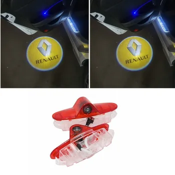 

2PCS Led Car Door Welcome Logo Light For Renault Megane Laguna Koleos Talisman Latitude Projector Ghost Shadow Lamp