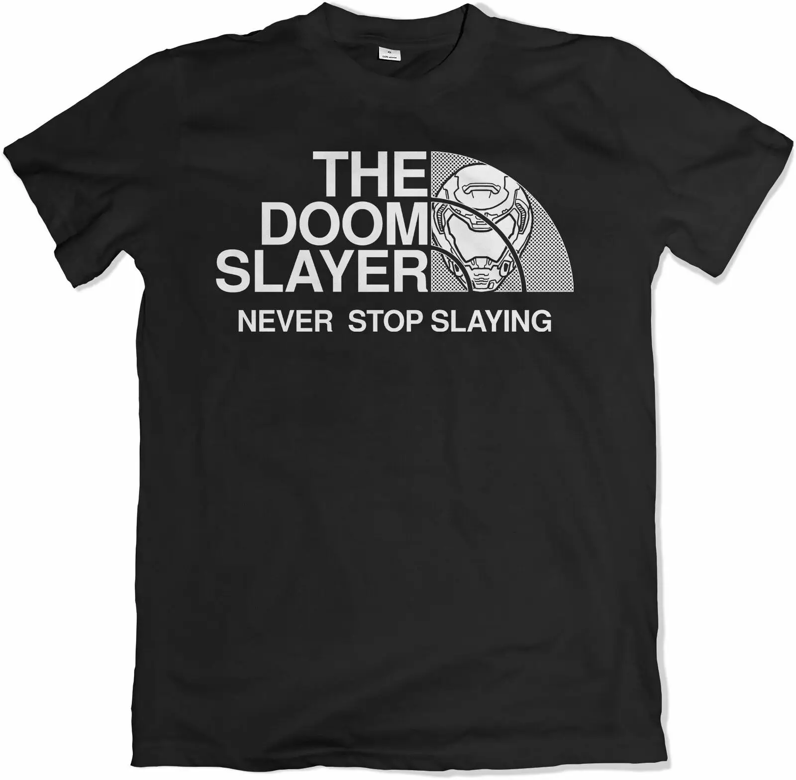 Футболка с надписью The Doom Slayer вечная забавная футболка из 100% хлопка футболки