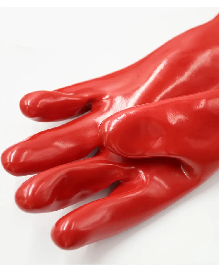 ПВХ водонепроницаемые термостойкие перчатки термостойкие паровые изолированные перчатки 60 см длина анти-скальдинг защитные перчатки