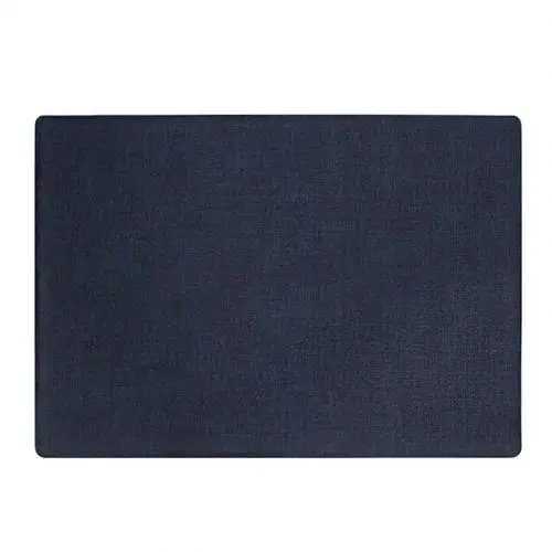 Navy Blue Искусственная кожа маслостойкая Подставка для столовых приборов с изоляцией чаша тарелка коврик для обеденного стола - Цвет: Navy Blue