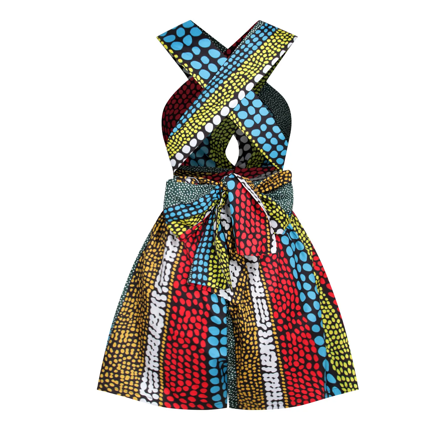 Combinaisons africaines pour femmes motif wax 101