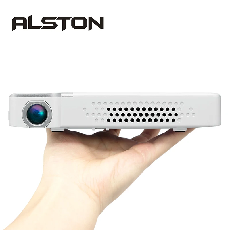 

ALSTON Mini HD RD-605 projector 150ANSI lumens easy to carry home 1080P Android projector with battery