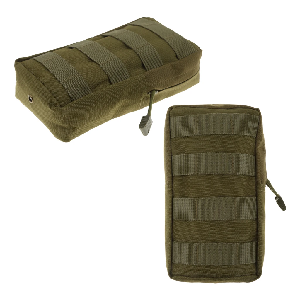 Тактический MOLLE модуль утилитарный подсумок Военная Униформа аксессуар сумка зеленого цвета