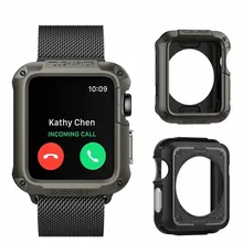 Прочный защитный чехол на весь экран для Apple Watch 42 мм 38 мм 40 мм 44 мм чехол со встроенным экраном для iWatch5 4 3 2 1
