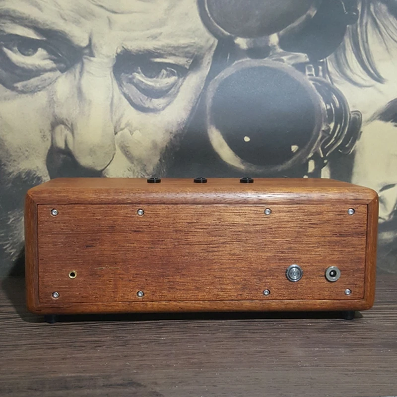 Iwistao Bluetooth Динамик 2x12 Вт, ручная работа, Винтаж из чистой твердой древесины CSR64215 Bluetooth 4,2 APT-X