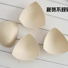 Спортивный бюстгальтер, поддерживающий грудь, коврик из губки, треугольная подушка, круглая подушка, вкладыши для бюстгальтера, удобное нижнее белье, подушка для груди