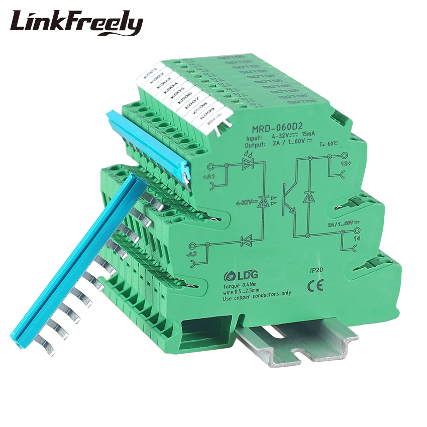 MRD 060D2 10pcs Original Programmable LED Indicator SSR DC DC 2A Input