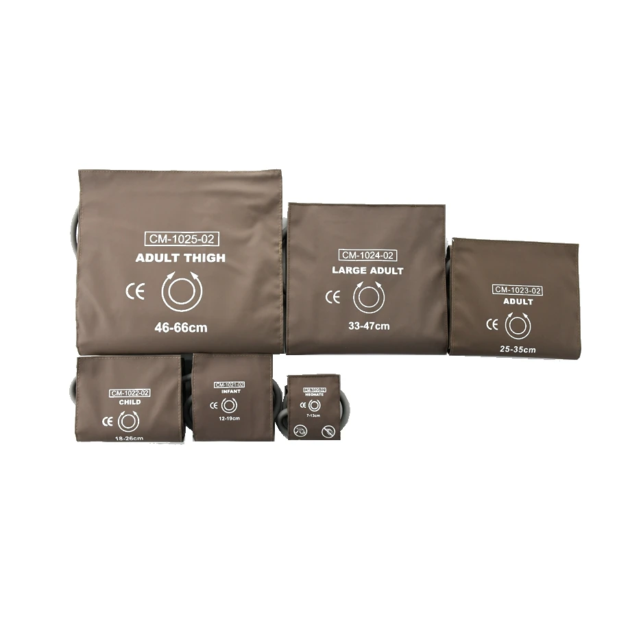 Russia Free Shipping Adult Child Arm Size Double Tube imitation leather NIBP Blood Pressure Cuff for BP Monitor Sphygmomanometer |