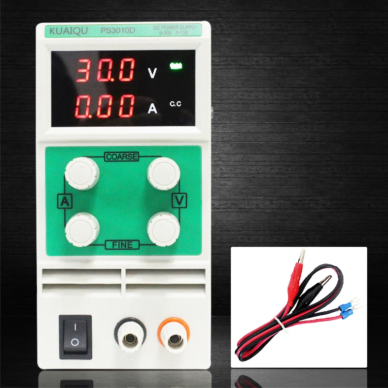 4 шт. PS 3010D DC Питание переключатель лаборатория 30V10A один регулятор мини Вход Напряжение AC 110 V/220 V/50/60Hz 3 цифровой