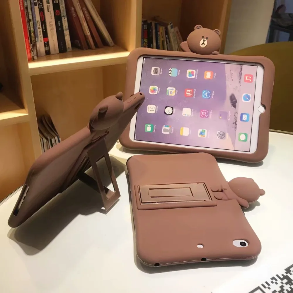 Мультяшный детский силиконовый чехол для IPad 7-го поколения для IPad 10,2, мягкая задняя крышка для нового IPad 10,2, чехол для планшета+ ручка
