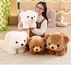 1 шт. 40-50 см милый белый медведь, плюшевая игрушка, милый плюшевый толстый плюшевый медведь, детские игрушки для девочек на день рождения