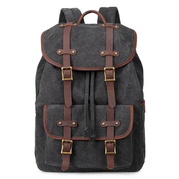 

2020 New New Trend Canvas Backpack Outdoor Travel Bag Waterproof Men's Bag Men's Casual Backpack