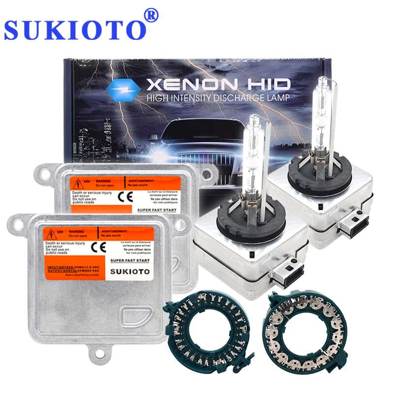 2022 SUKIOTO Japan 55W D8S Xenon Kit HID D1S Light Kit 55W 6000K D3S