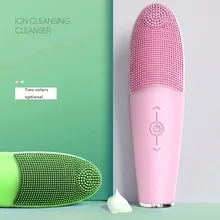 Горячая силиконовая Очищающая щетка для лица, стиральная машина для лица, ультразвуковая вибрационная Водонепроницаемая Очищающая щетка для лица, инструмент для ухода за лицом