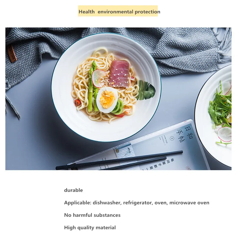 Японская белая керамическая чаша, креативная Изысканная закуска для завтрака, фруктов, простая Декоративная посуда, посуда для кухни, ресторана, настольное блюдо