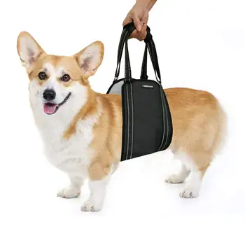 

Dog Lifter Harness for Medium Large Dogs Hind Leg Support Handle Adjustable Dog Sling for Elderly Dogs Soft Reflective Harnesses
