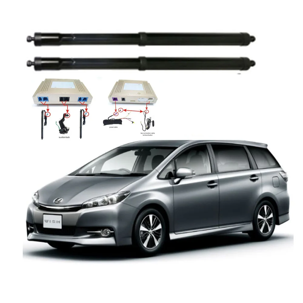 

New Electric tailgate refitted for Toyota WISH 2016 - Tail box intelligent electric tail door Power tailgate lift Lock