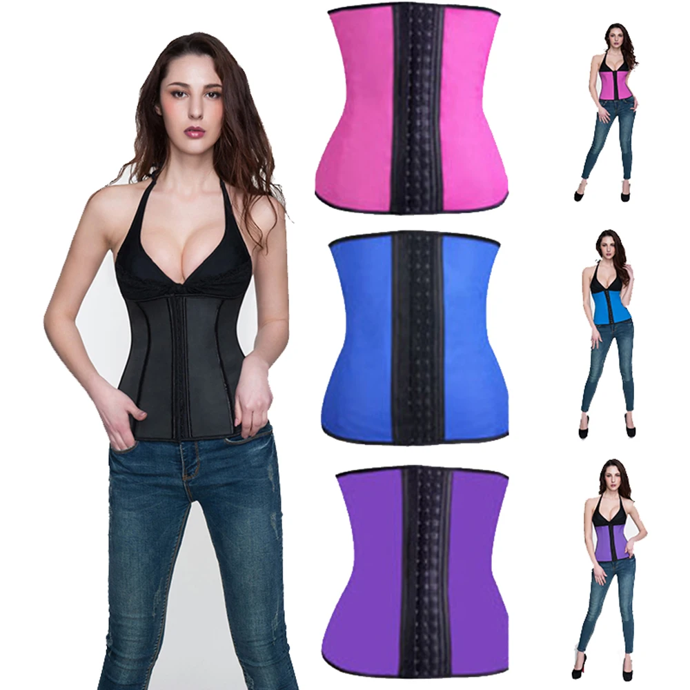 Steel Bone Waist Trainer Latex Shapewear Slimming Belt Cincher Body Shaper Girdle Workout Tummy Control for Women | Женская одежда