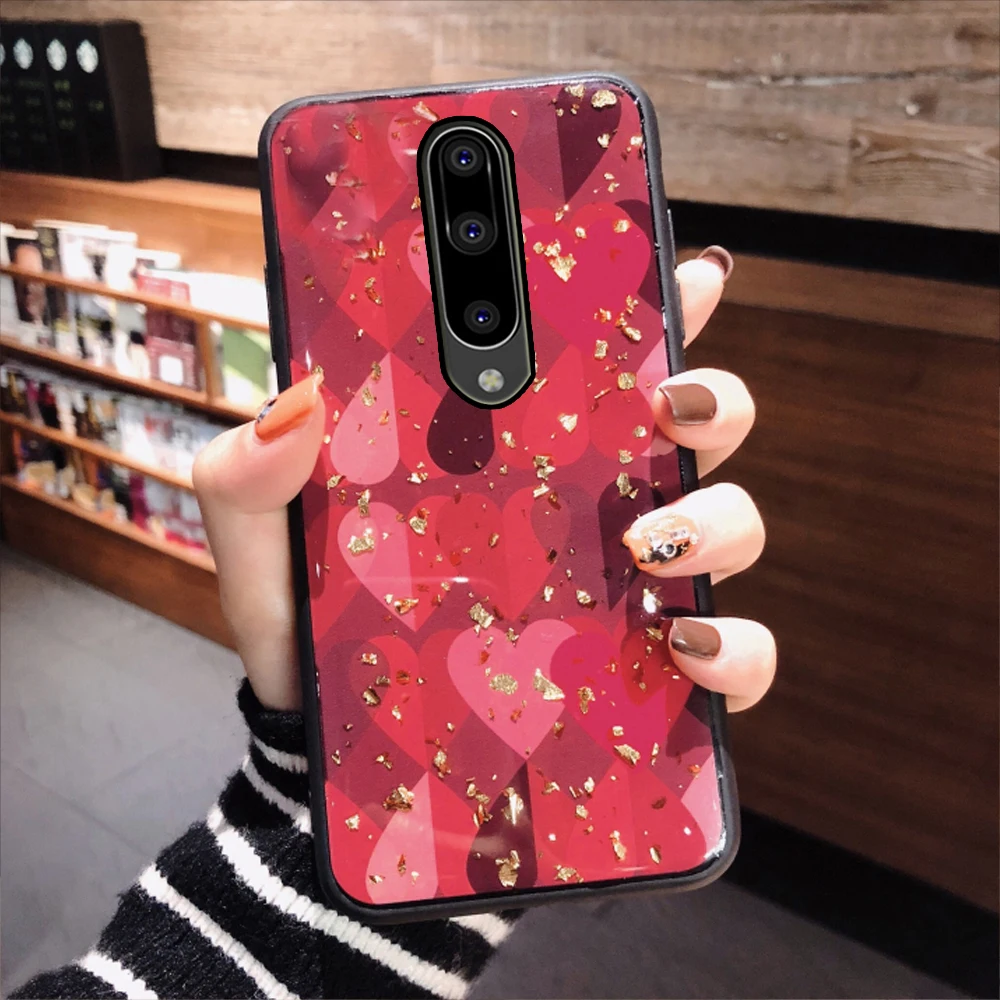YUETUO ТПУ блестки чехол на заднюю панель телефона, coque, чехол, чехол для oneplus one plus 7 pro для oneplus 7 pro аксессуары силиконовые аксессуары