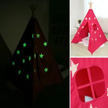 Ye guang xingx вигвама палатка для детей принцесса игровой дом хлопковая ткань Крытый игрушечный дом треугольная палатка фиолетовый