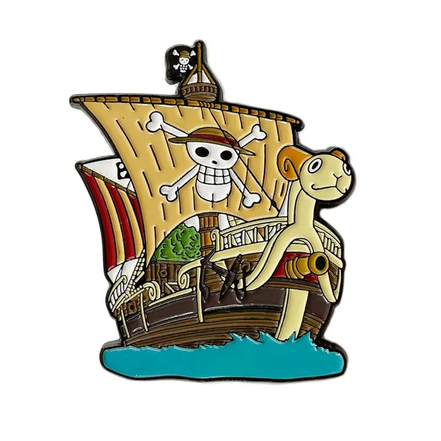 Pirate Ship Enamel Pin Anime Pins New Year Gift Manga Japanese Briefcase  Badges Badges On Backpack Brooch For Clothes Cool - Brooches - AliExpress