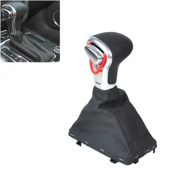 

Parts Gear Shift Knob Car Inner With Gaiter Boot Cover For A4 A6 Q7 Q5 Useful