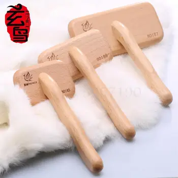 

Professional Pet Needle Comb Hair Brushing Beauty Dedicated Wooden Handle Air Cushion Dog Cat Knotted Floating Hair Comb Store